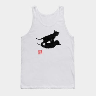 cat shadow Tank Top